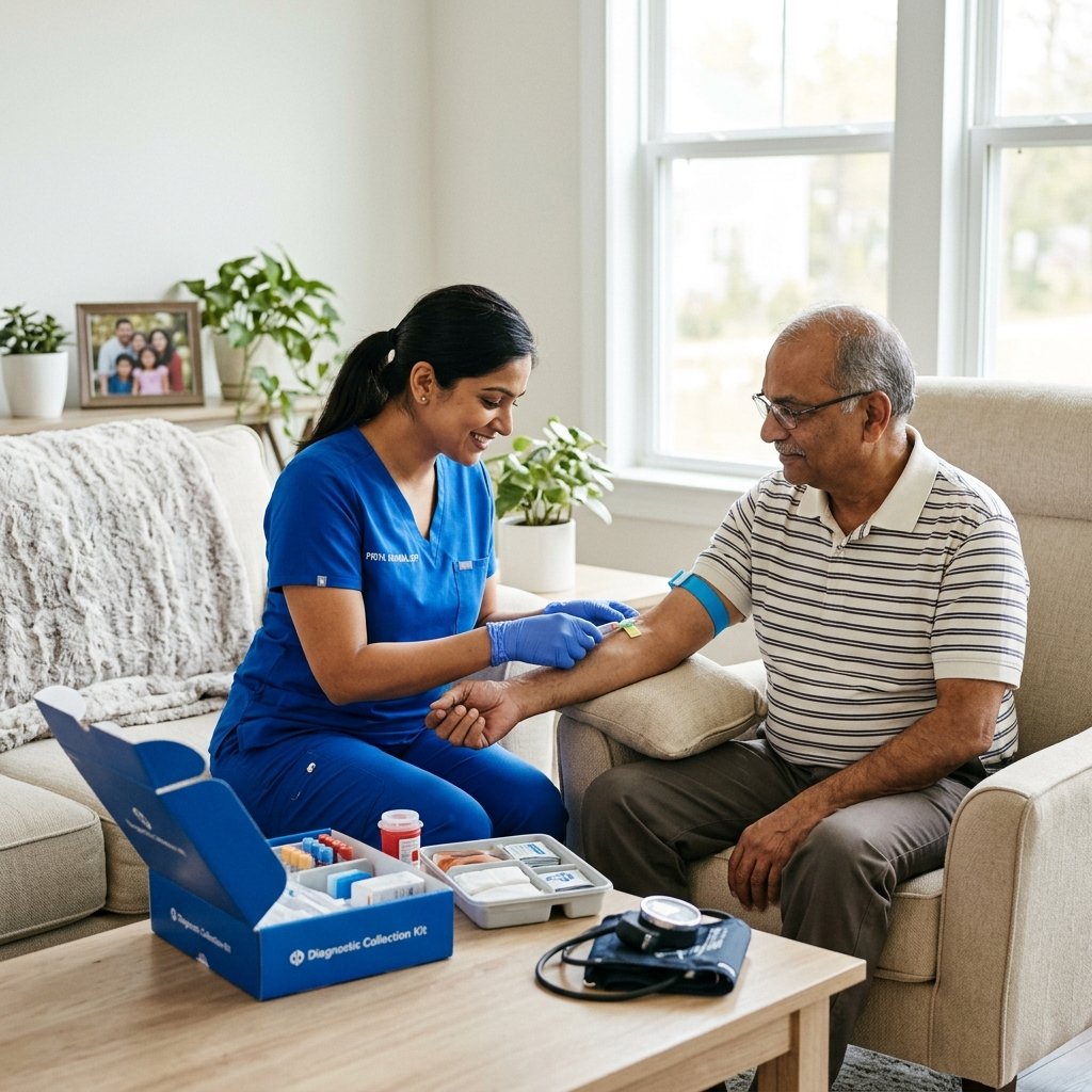 Phlebotomist Home Blood Collection